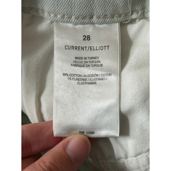 C/E by Current Elliott jeans relaxed cuffed boyfriend light blue size 28 - Picture 5 of 7